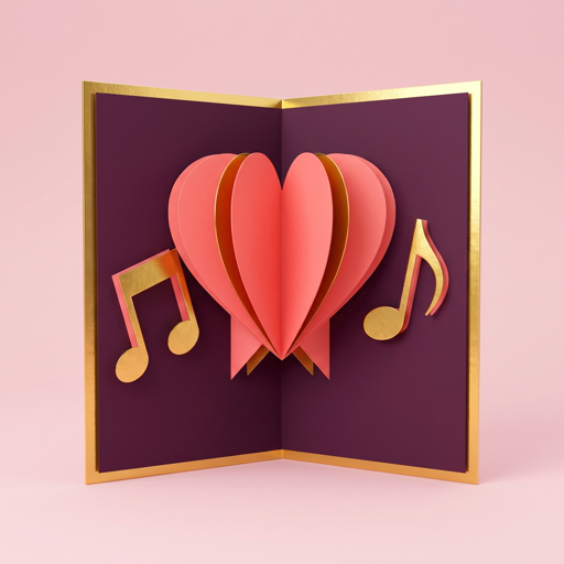 The Cardillon icon: an open card with a heart and two notes